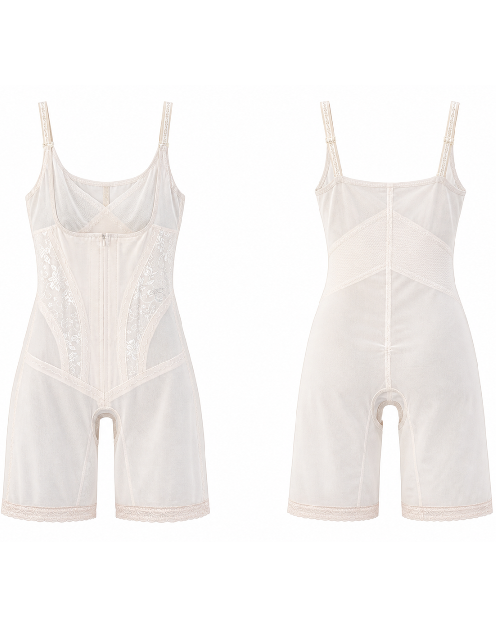 Chest‑Binder + Waist‑Shaper Combo Bodysuit image 0