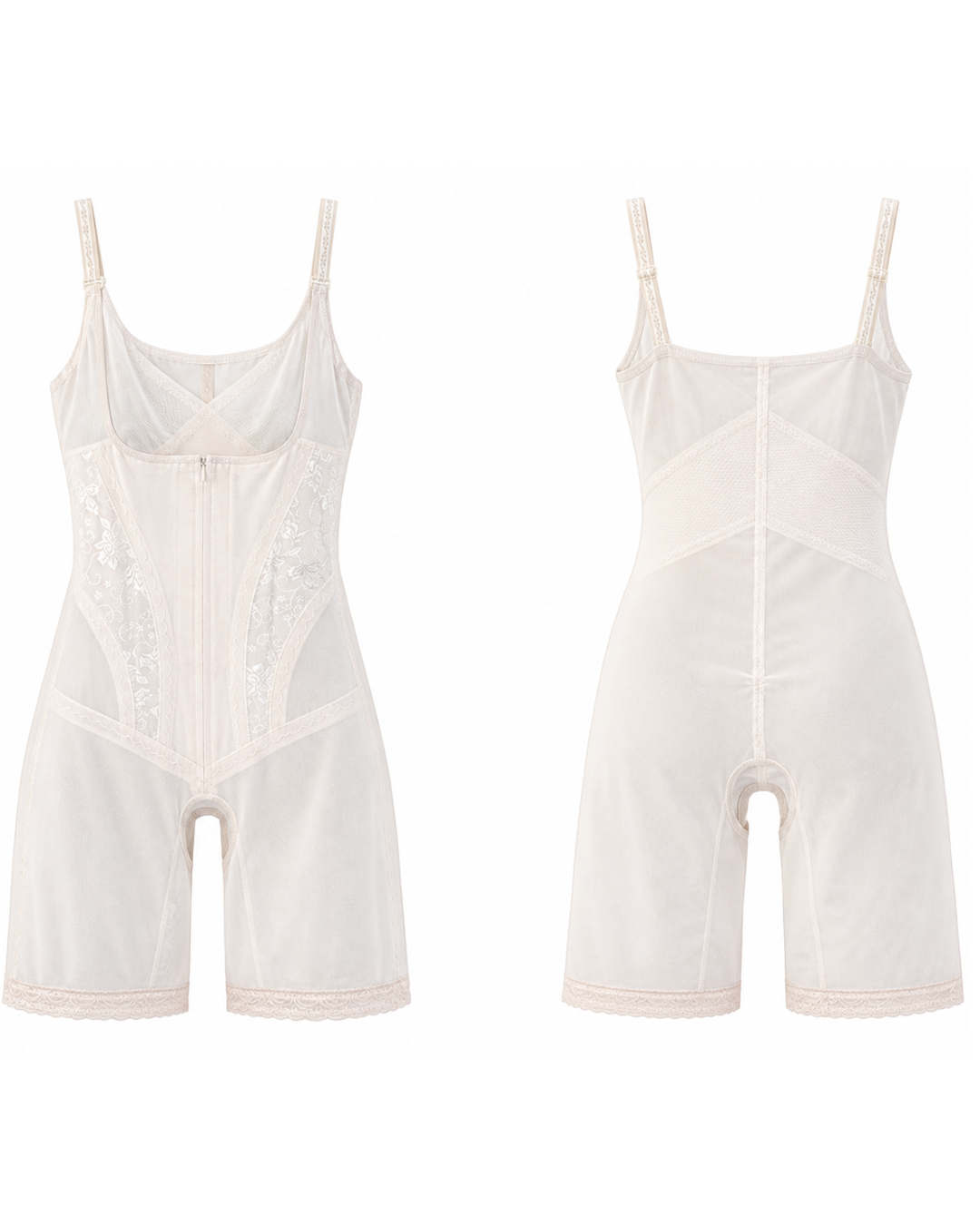 Chest‑Binder + Waist‑Shaper Combo Bodysuit image 0