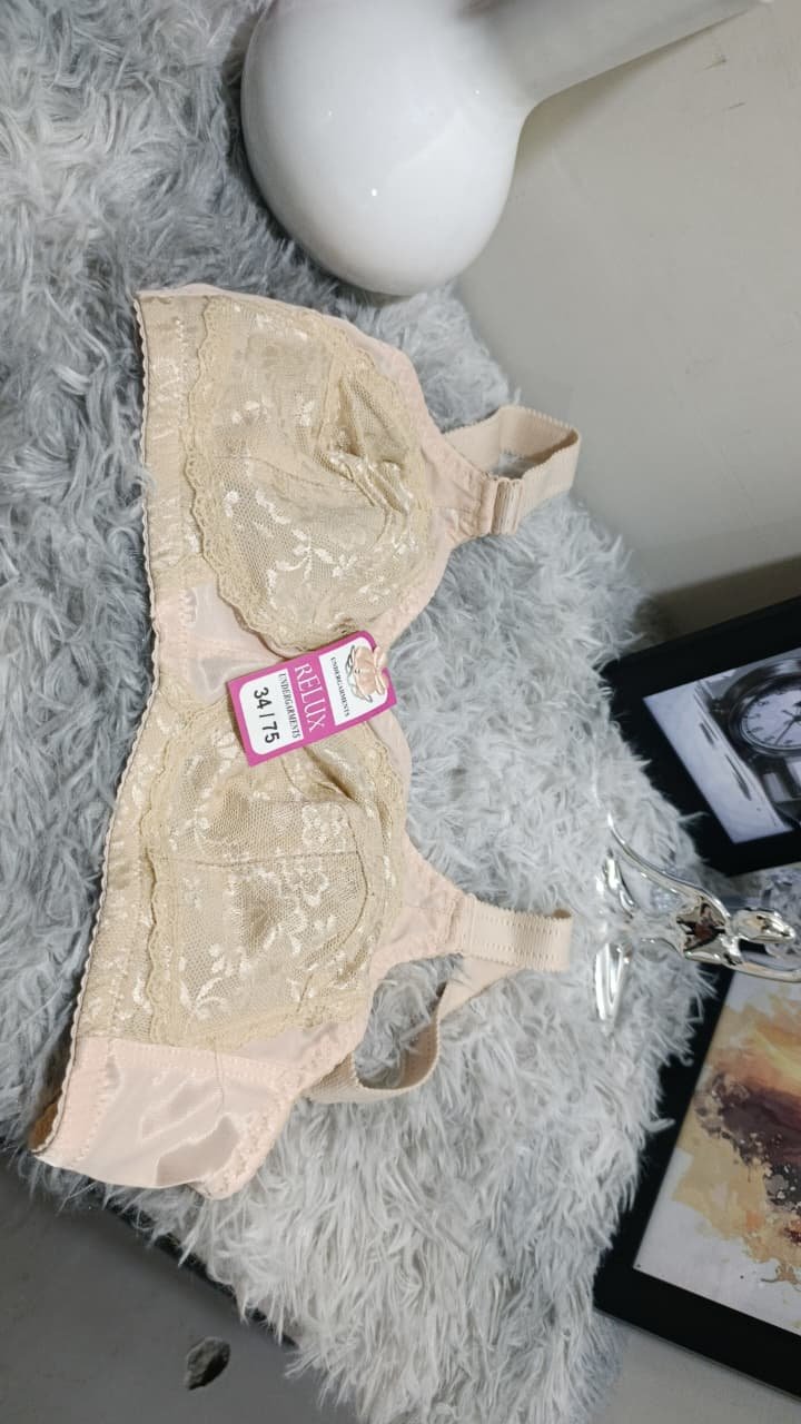 Colorful Winter Cotton Bra (Thick Cotton ) image 1