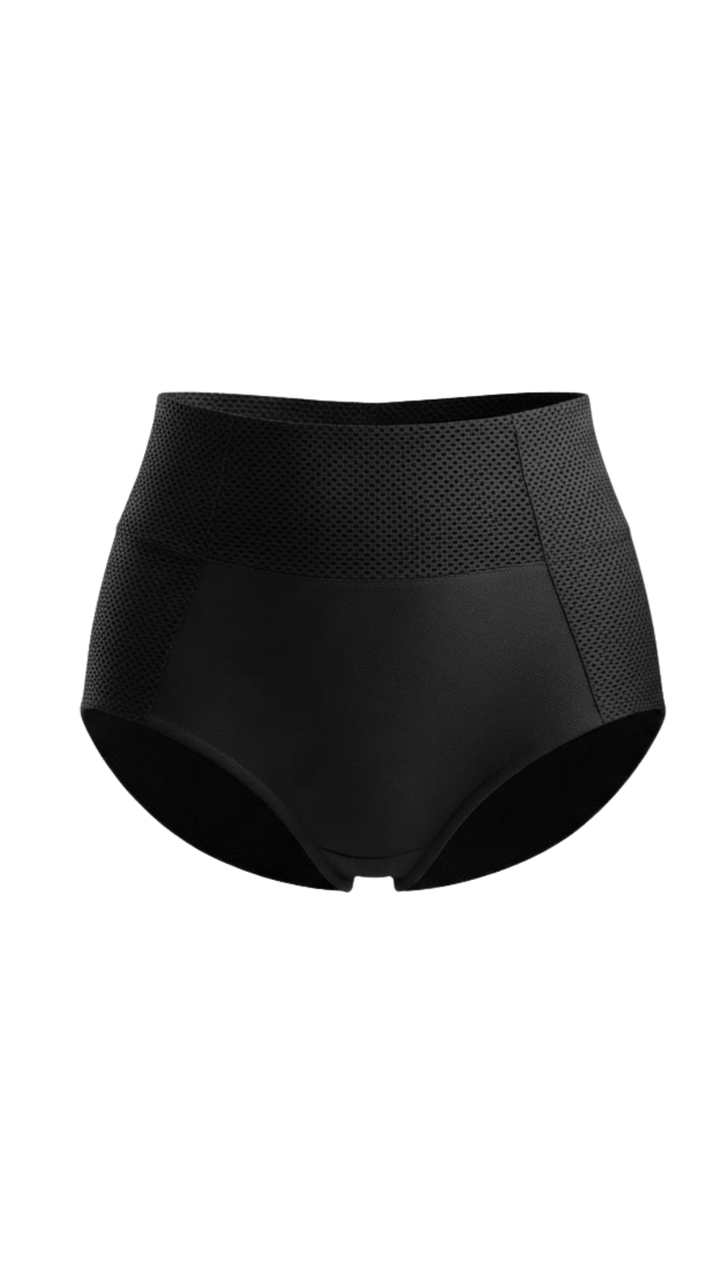 Vhisper Vears Padded Butt-Lifting High-Waisted Mesh Briefs – Seamless Tummy Control Shaper
