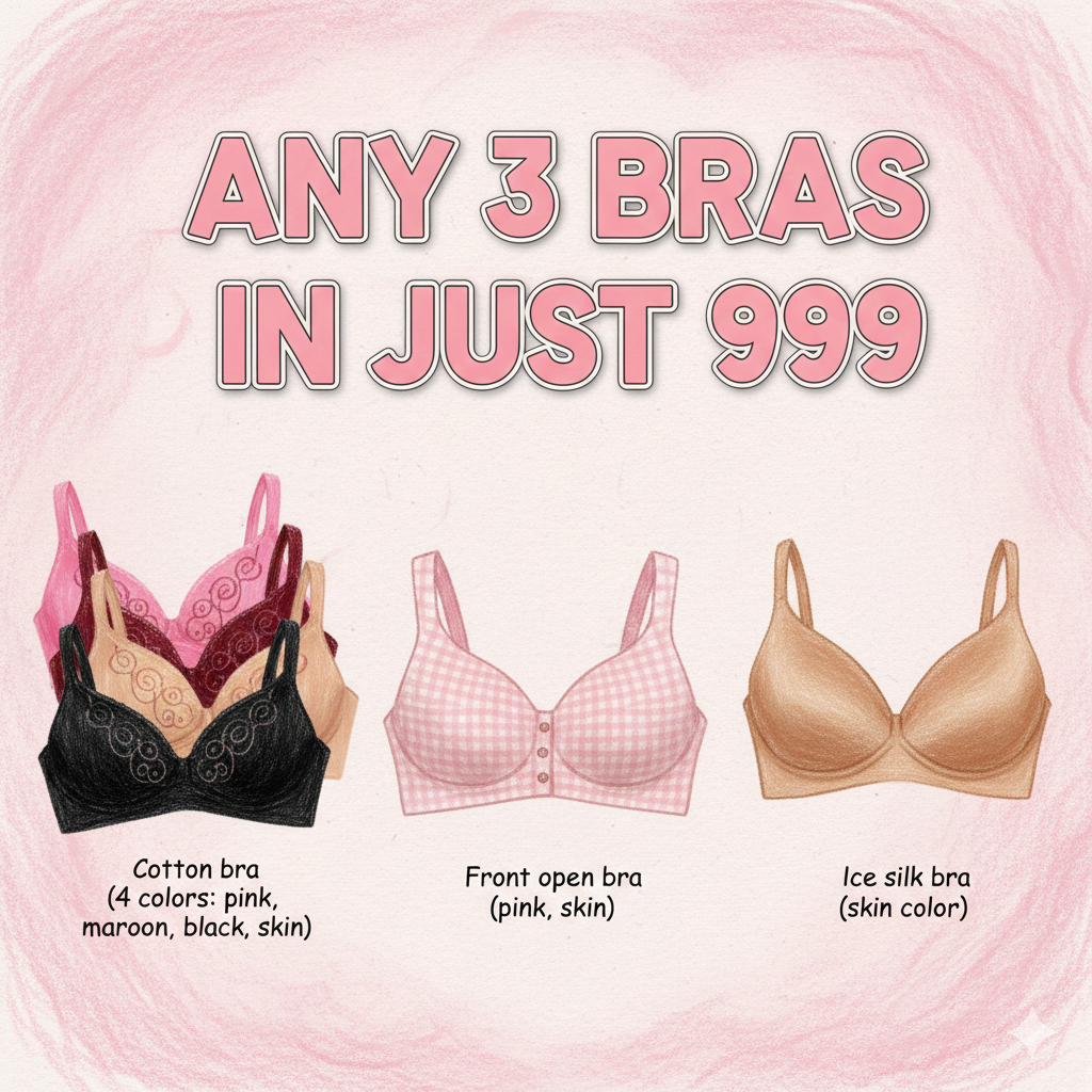 Get Any of These 3 Bra's In Just 999 image 0