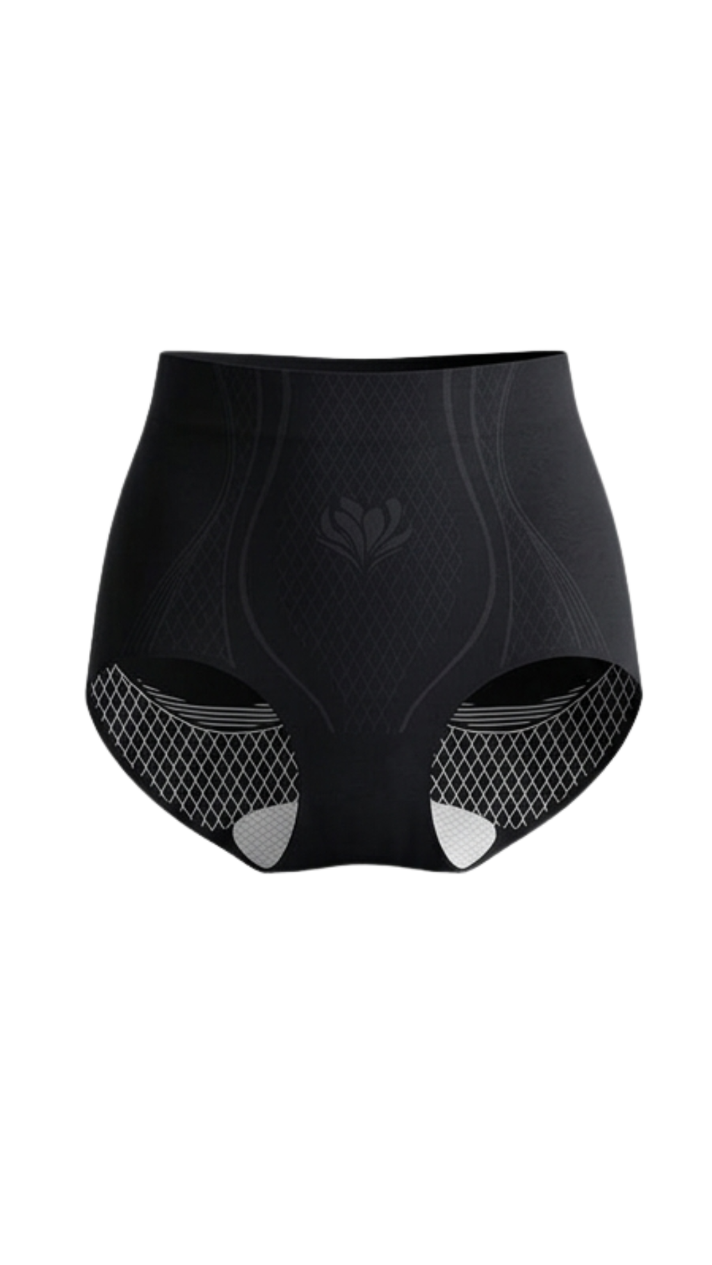 Vhisper Vears Mesh Matrix High-Waisted Tummy Control Briefs – 3D Sculpting Butt Lifter Shaping Panty