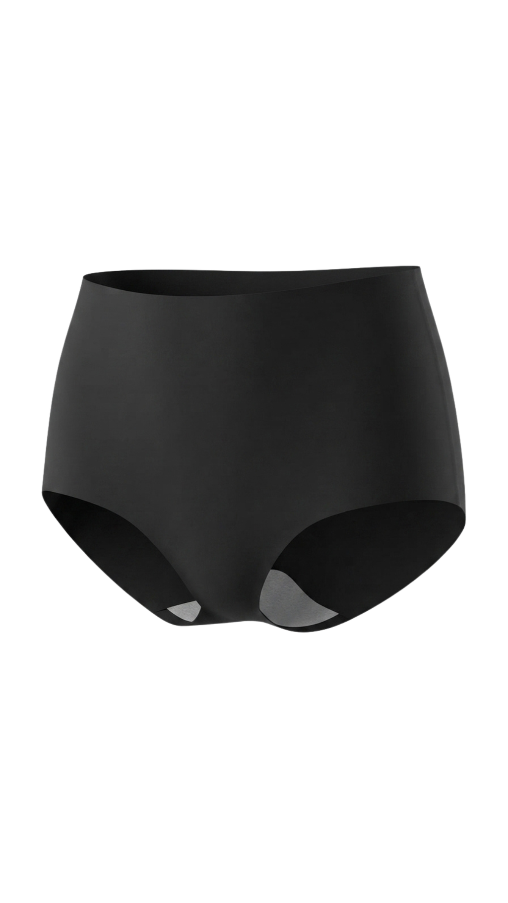 Vhisper Vears Anti-Roll High-Waisted Tummy Control Briefs – Seamless Chevron Core Shaping Panty