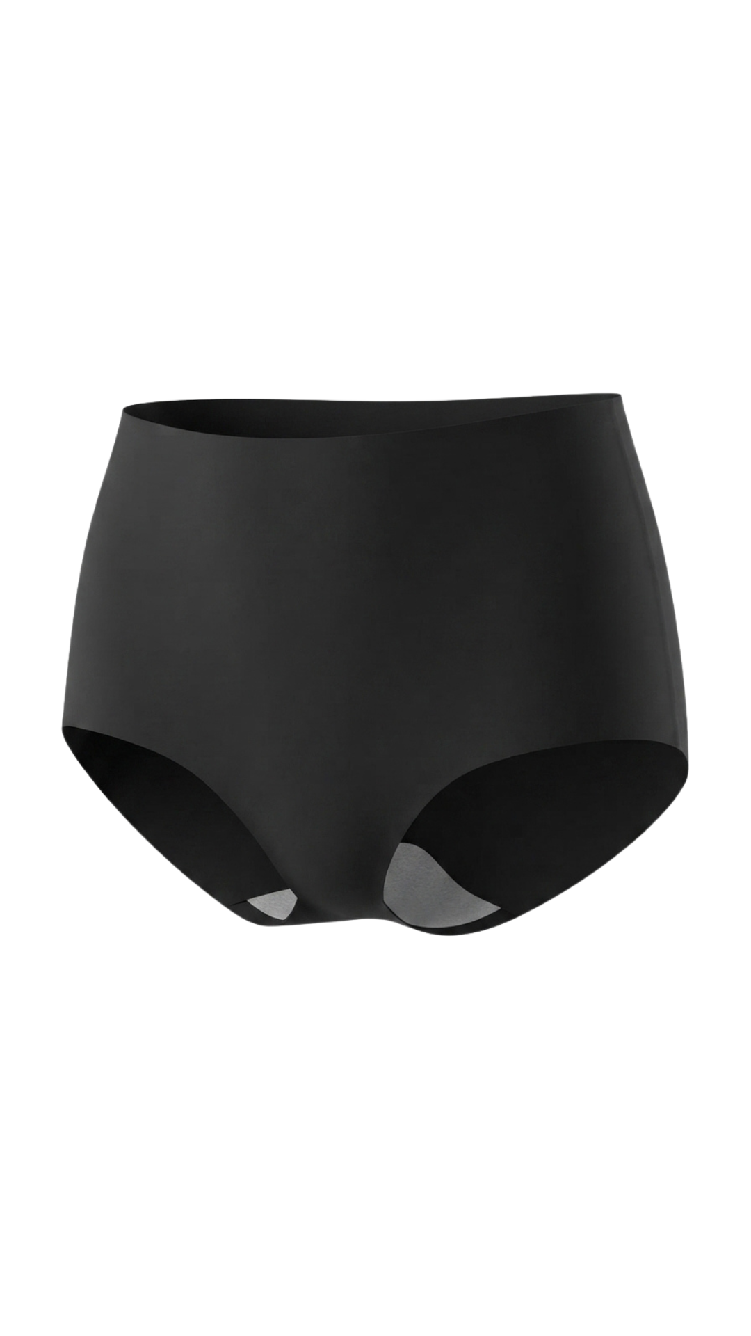 Vhisper Vears Anti-Roll High-Waisted Tummy Control Briefs – Seamless Chevron Core Shaping Panty