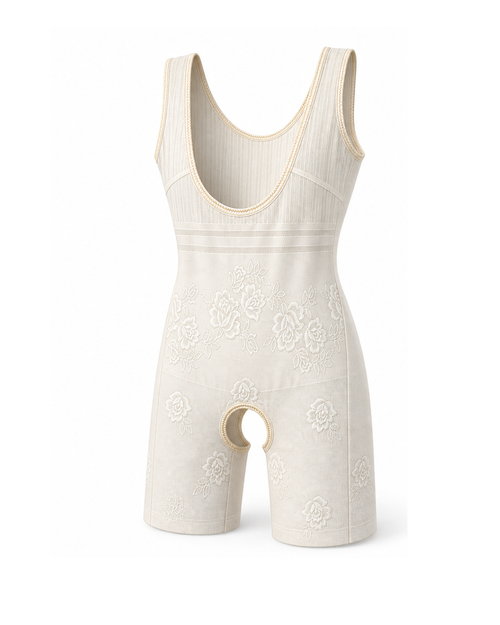 Floral Mesh Body Shaper image 1