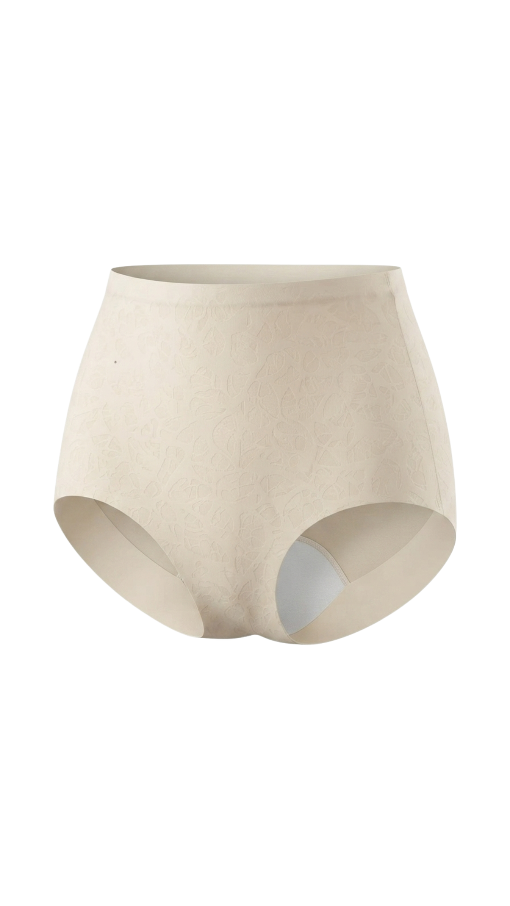 Vhisper Vears Jacquard High-Waisted Tummy Control Briefs – Seamless Textured Shaper Pantyv