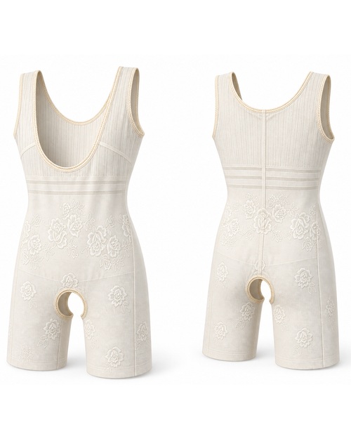 Floral Mesh Body Shaper image 0