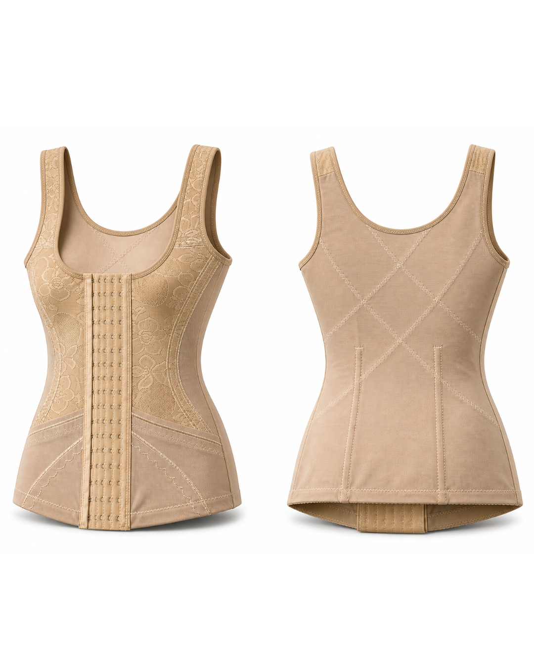 Mesh Fabric Chest & Waist Shaping Vest image 3
