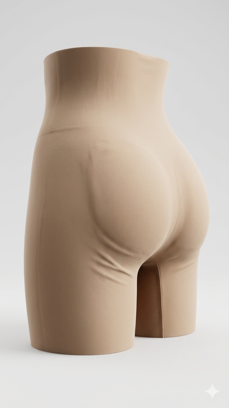 Vhisper Vears Seamless Butt-Lifting Shapewear Shorts – High-Waisted Tummy Control & Thigh Slimmer for Women