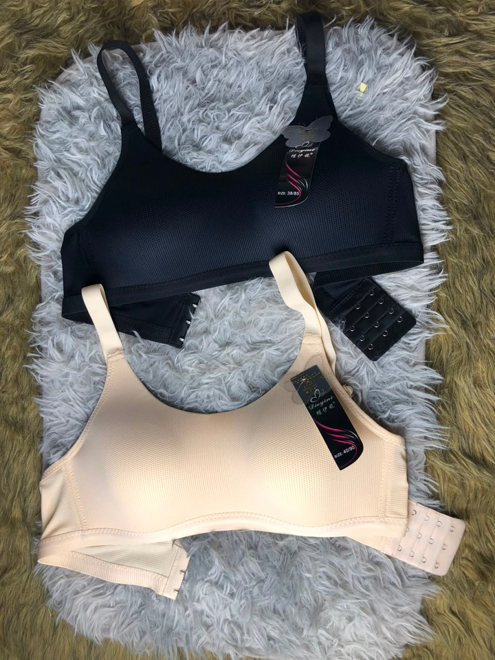 Vhisper Vears Wireless Seamless Full-Coverage Comfort Bra – Back Support 4-Hook Breathable Bralette