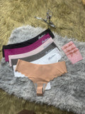Vhisper Vears Seamless Laser-Cut Thong Panties for Women – Invisible No-Show Comfort Elegance Underwear