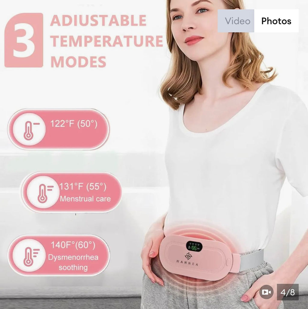 Vhisper Vears Intelligent Menstrual Relief Belt – Cordless Heating Pad & Vibrating Cramp Massager