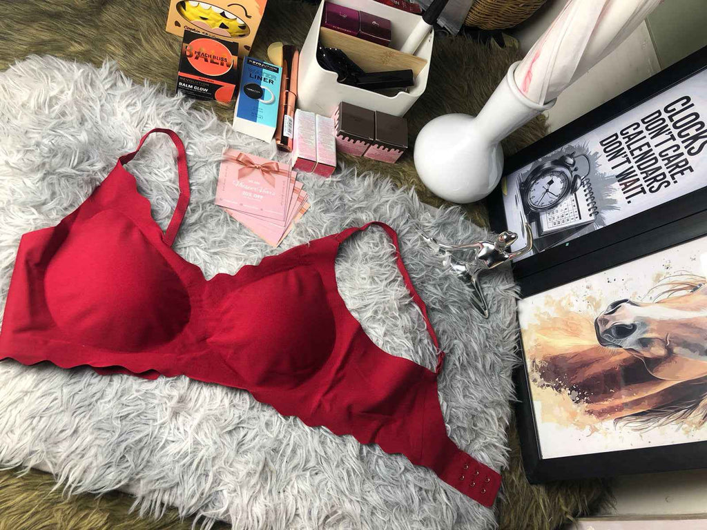Vhisper Vears Seamless Wireless Back-Closure Comfort Bra for Women and Everyday Wear