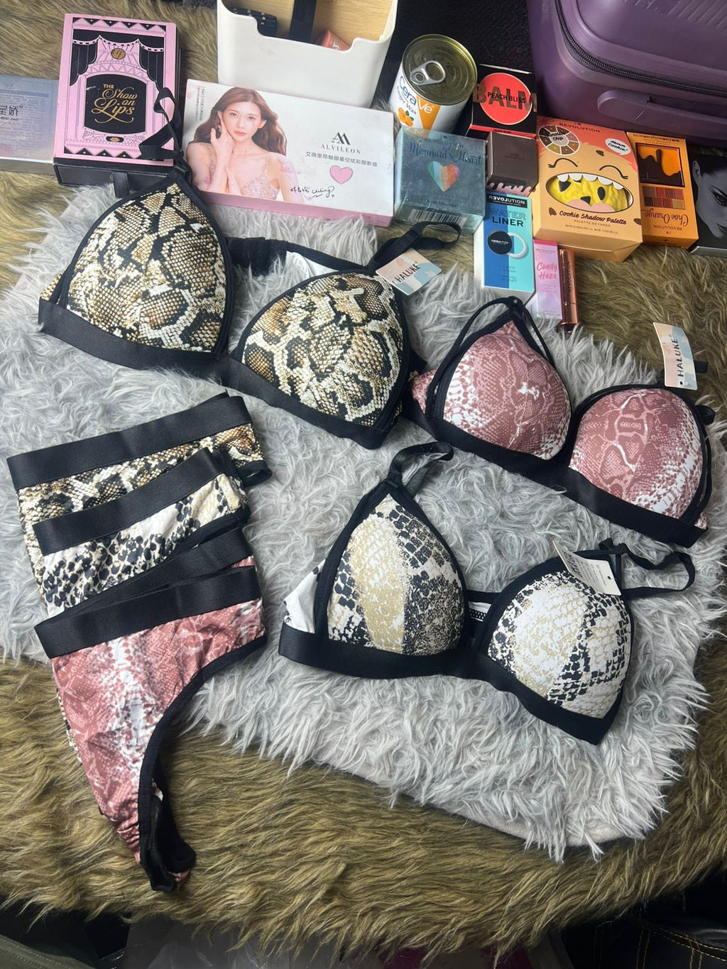 Sexy Leopard Bra Set