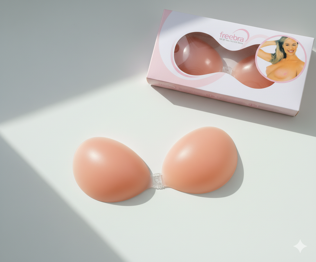 Freebra Invisible Silicone Bra- Nude (ABCD Cup) image 4