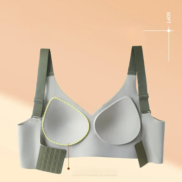 Super Gather Bra Wireless Push-Up Bra Lifting Anti-Sagging Wire-Free Push-Up Bra image 5