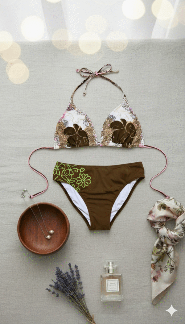 Brown Bikini Set